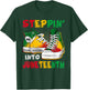 Stepping Into Juneteenth Afro Woman Black Girls Sneakers Men T-Shirt - T-Shirt | Forest