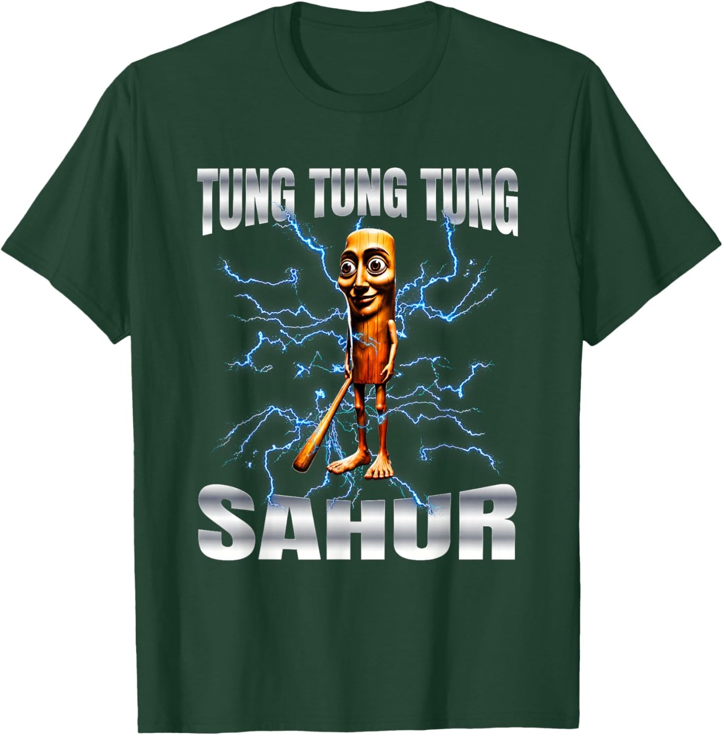 Tung Tung Tung Sahur is Calling Funny Italian Brainrot Meme T-Shirt - T-Shirt | Forest