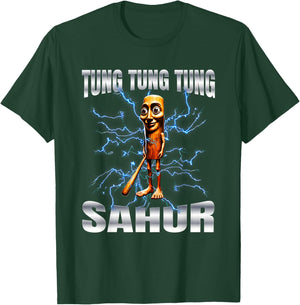 Tung Tung Tung Sahur is Calling Funny Italian Brainrot Meme T-Shirt - T-Shirt | Forest