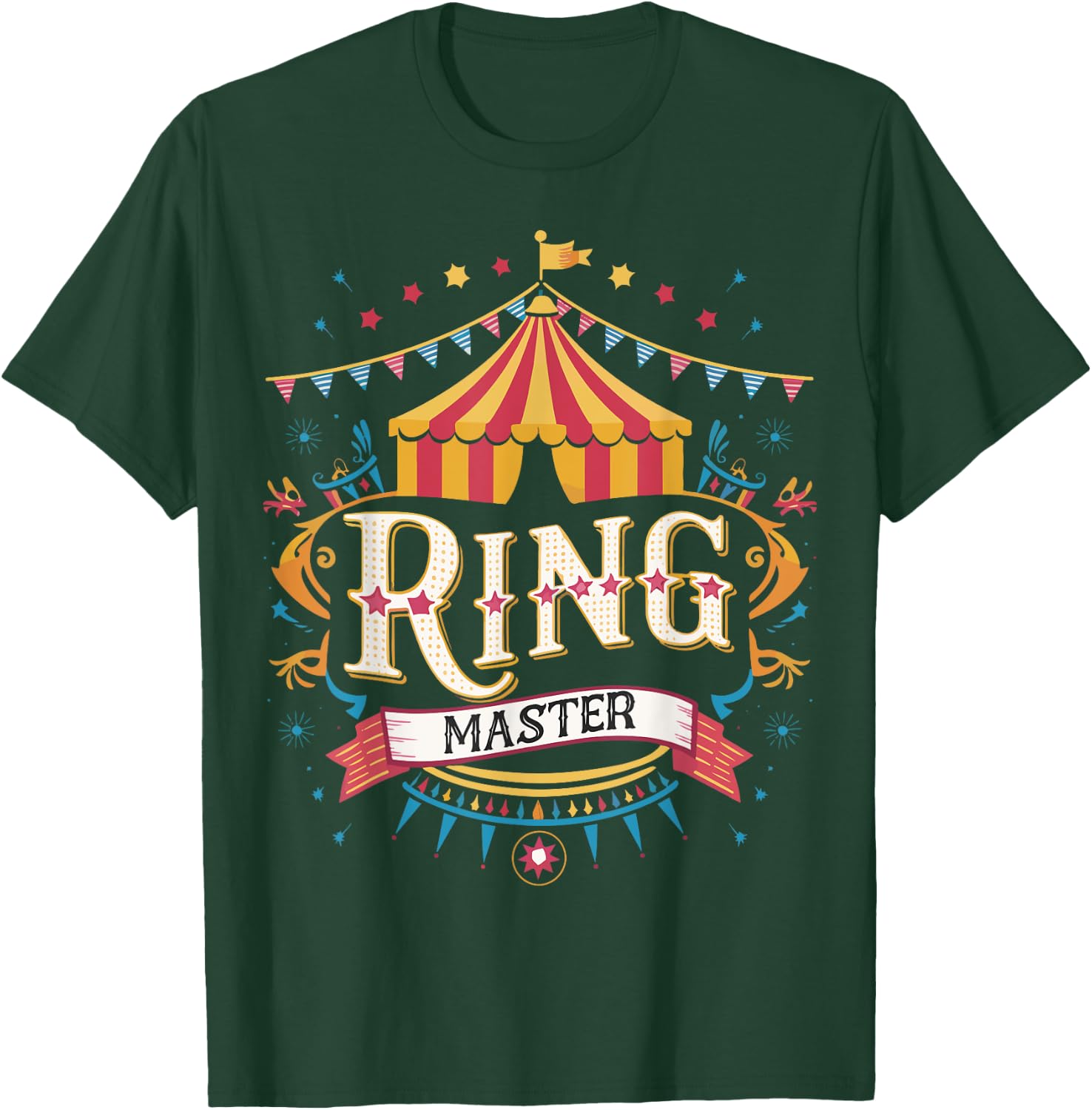 Circus Ring Master Carnival T-Shirt - T-Shirt | Forest