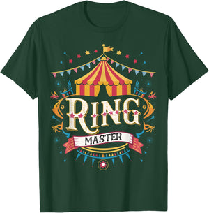 Circus Ring Master Carnival T-Shirt - T-Shirt | Forest