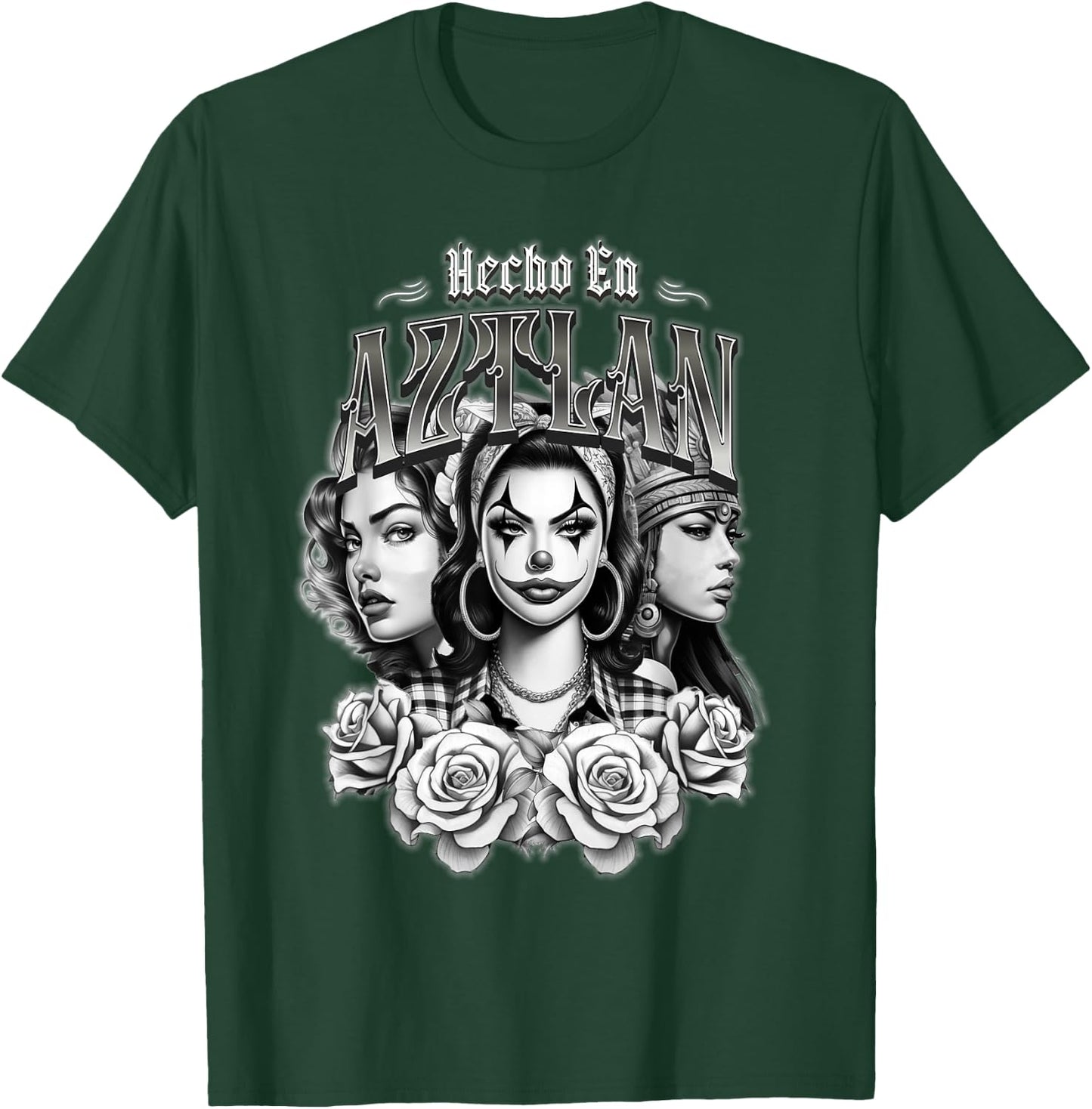 Chola Chicana Hecho En Aztlan Latina T-Shirt - T-Shirt | Forest