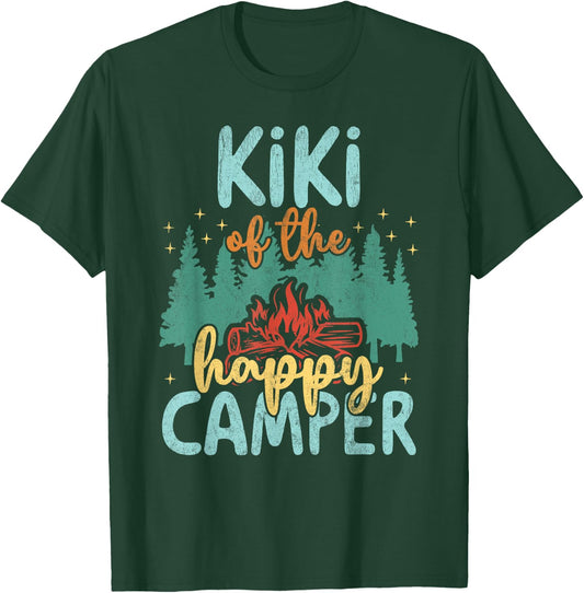Kiki of Happy Camper 1st Birthday Party Retro Kiki T-Shirt - T-Shirt | Forest