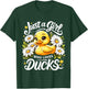 Duck Lover Just A Girl Who Loves Ducks T-Shirt - T-Shirt | Forest