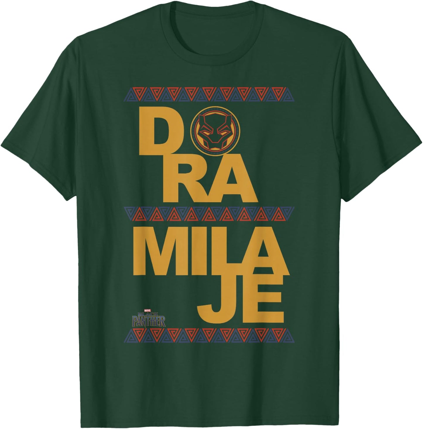 Marvel Black Panther Movie Dora Milaje Text Graphic T-Shirt - T-Shirt | Forest