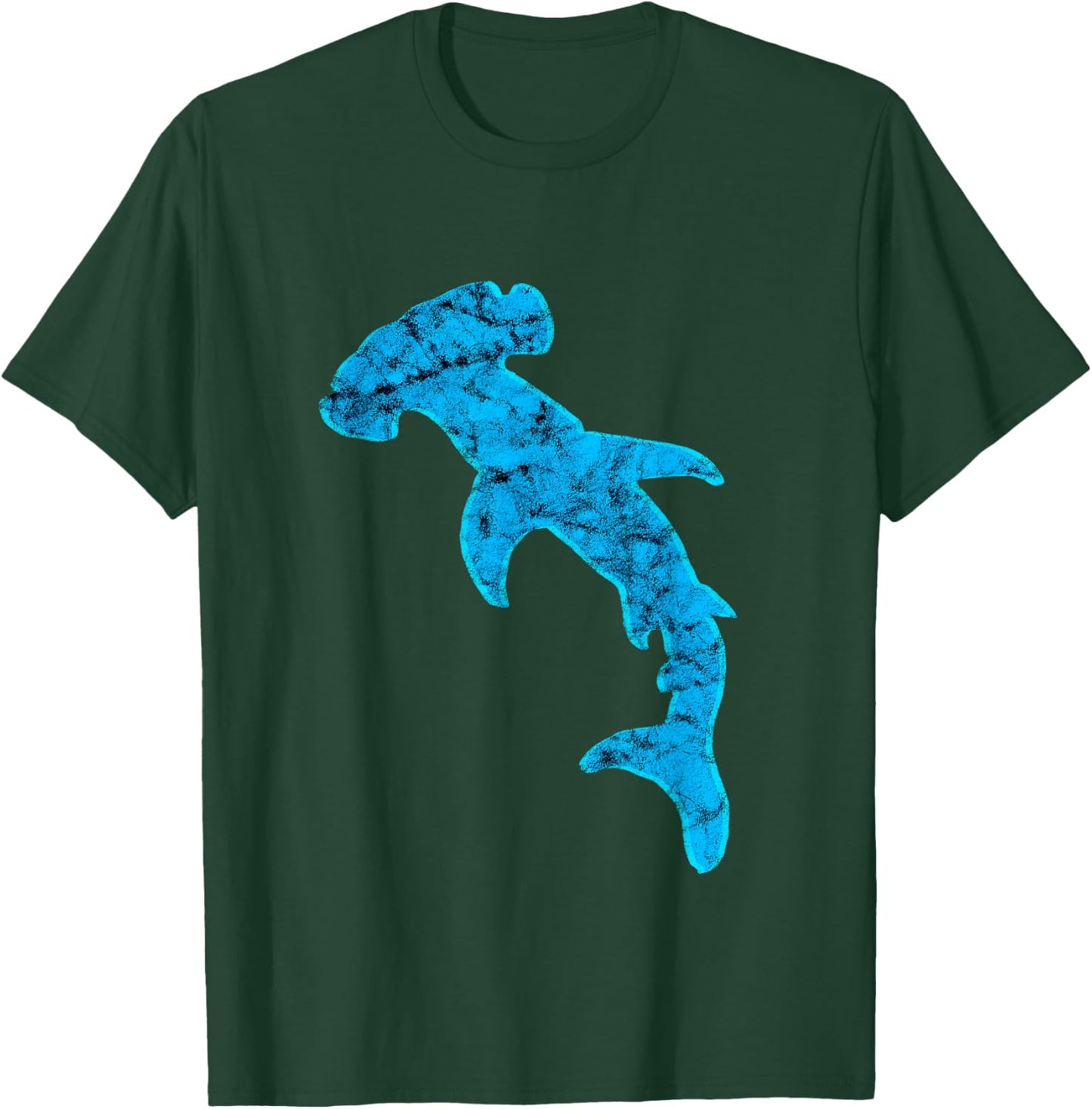 Sphyrna Hammerhead Shark Sea Life Ocean Fish Animal T-Shirt - T-Shirt | Forest