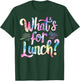 Lady What's For Lunch? Cooking And Kitchen Tie Dye T-Shirt - T-Shirt | Forest