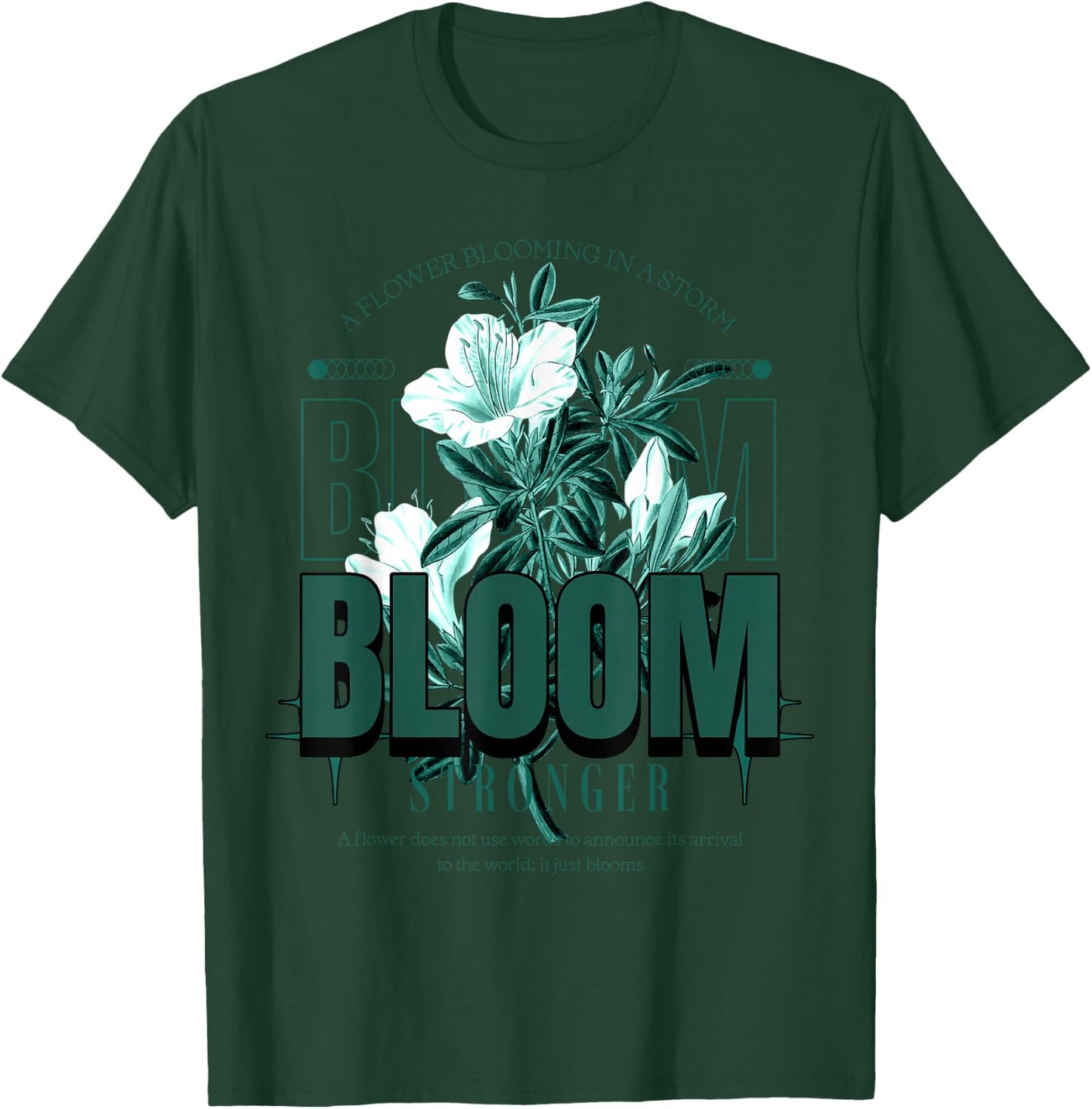 Bloom Stronger Oxidized Green 4s Matching Women T-Shirt - T-Shirt | Forest