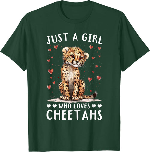 Funny Cheetah Animal Just A Girl Who Loves Cheetahs