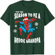 Marvel Spider-Man Season To Be A Heroic Grandpa T-Shirt - T-Shirt | Forest