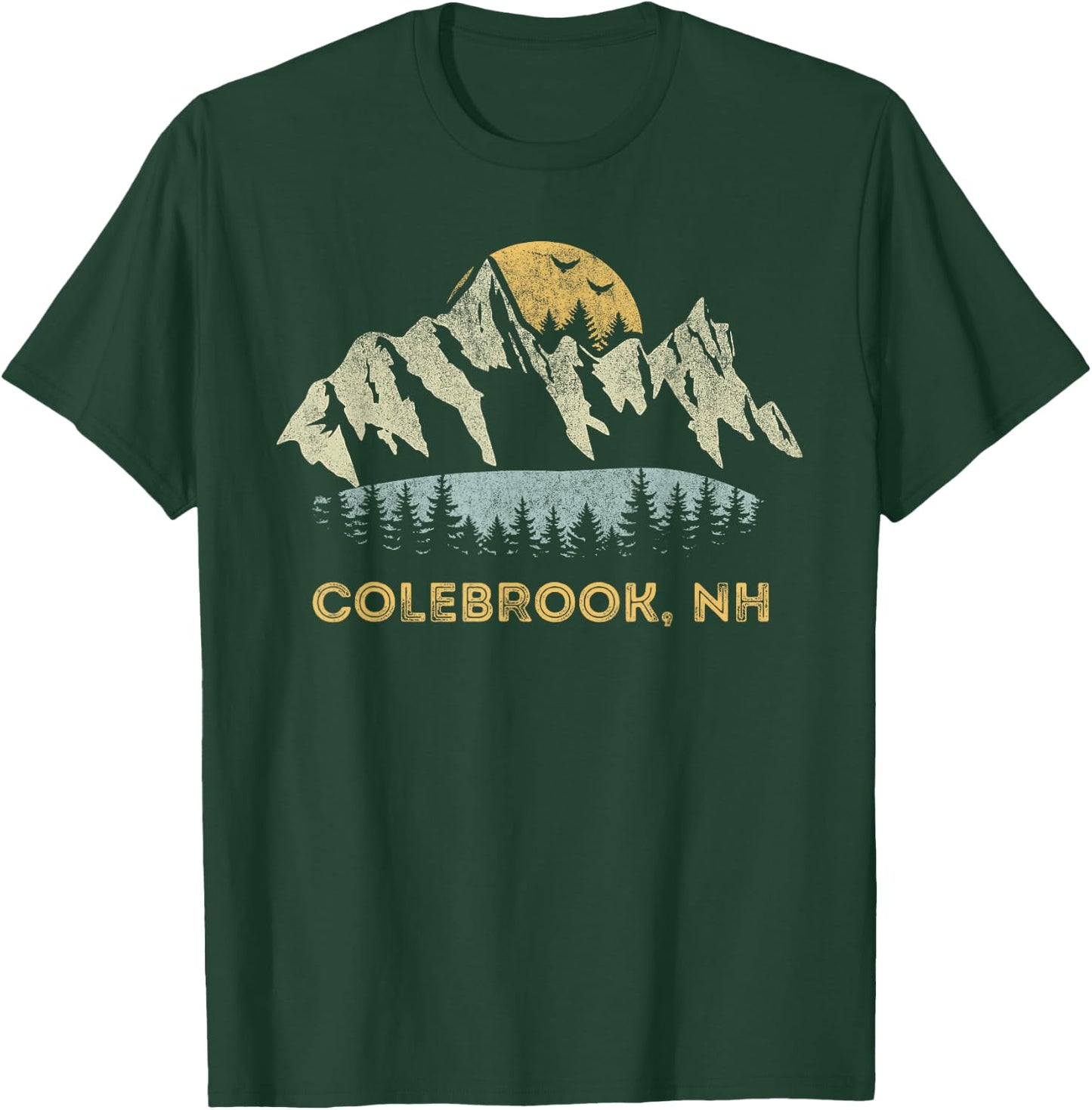 Colebrook New Hampshire Mountain Sunset Sunrise NH T-Shirt - T-Shirt | Forest