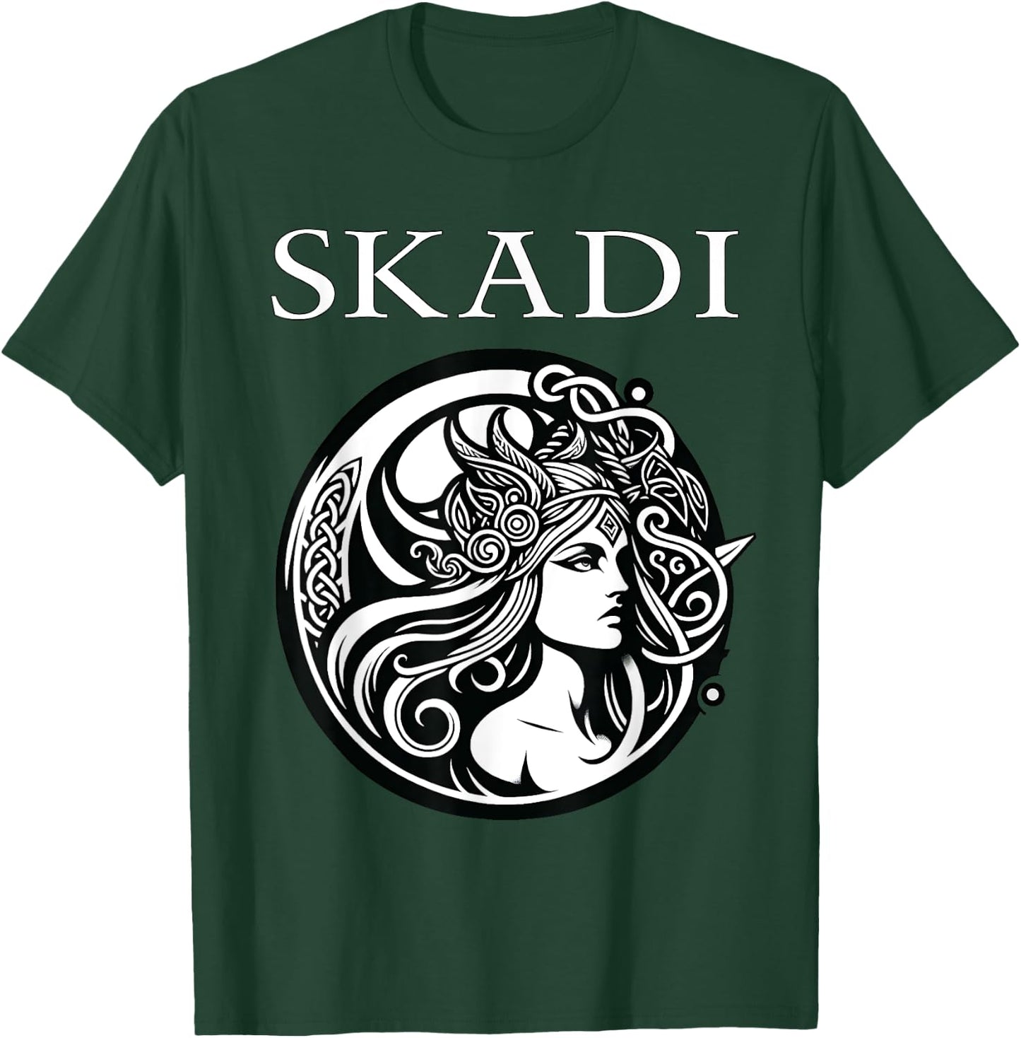 Skadi Norse Goddess T-Shirt - T-Shirt | Forest