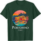 Italy Portofino Painting Souvenir / Portofino T-Shirt - T-Shirt | Forest