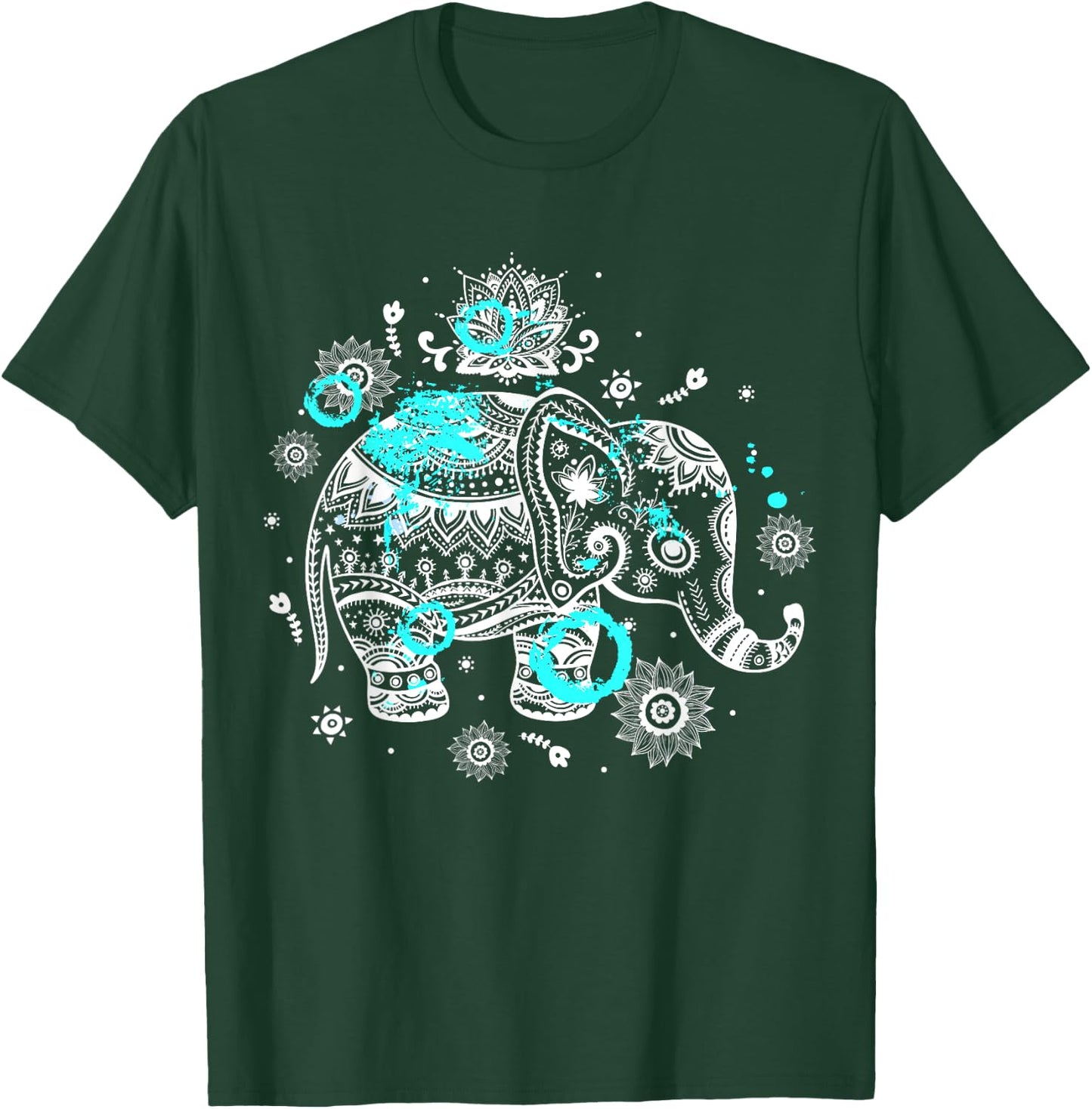 Elephant Thailand Art Good Luck Vintage T-Shirt - T-Shirt | Forest
