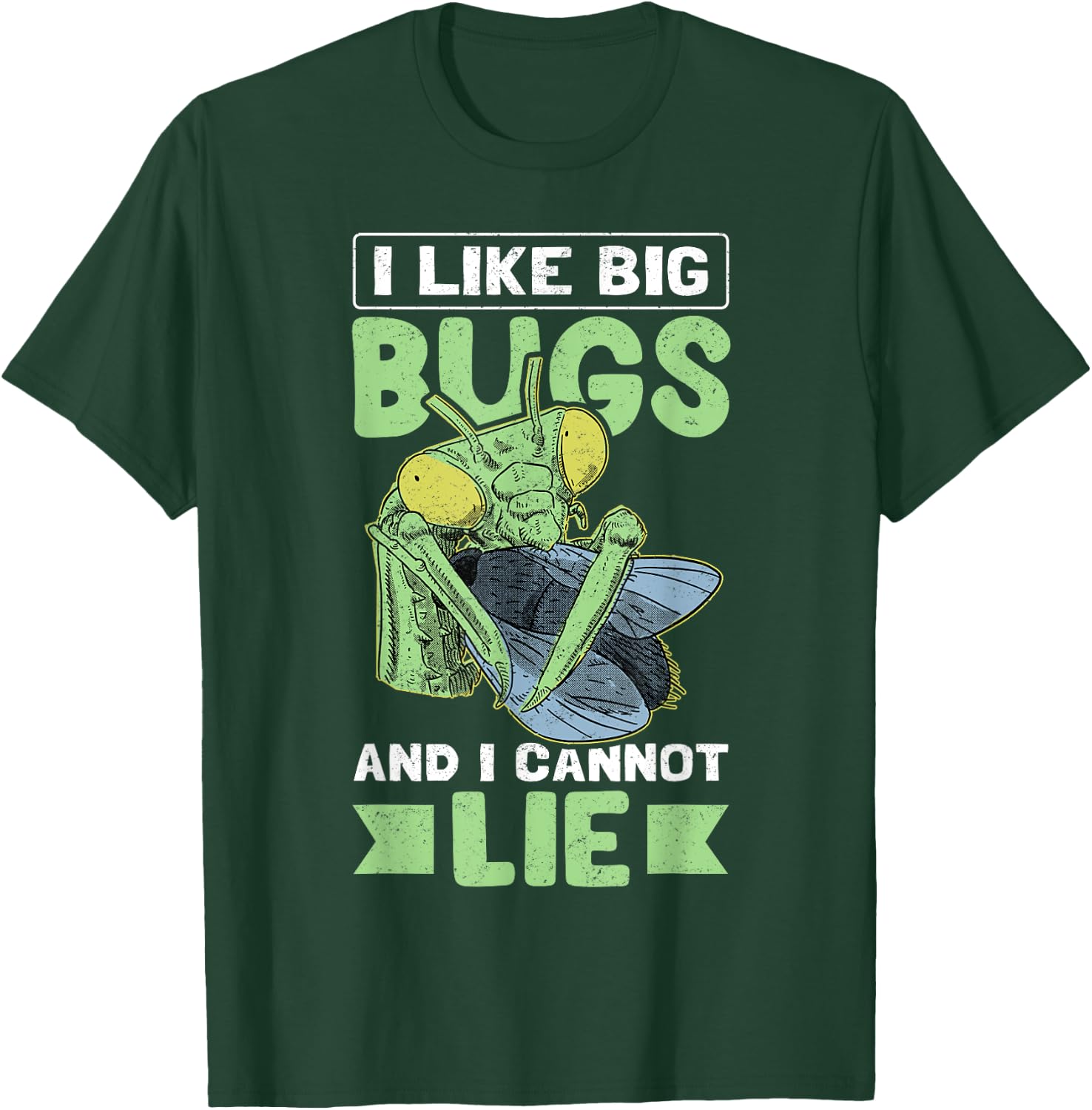 Praying Mantis Insect Lover Mantis Costume Bug T-Shirt - T-Shirt | Forest