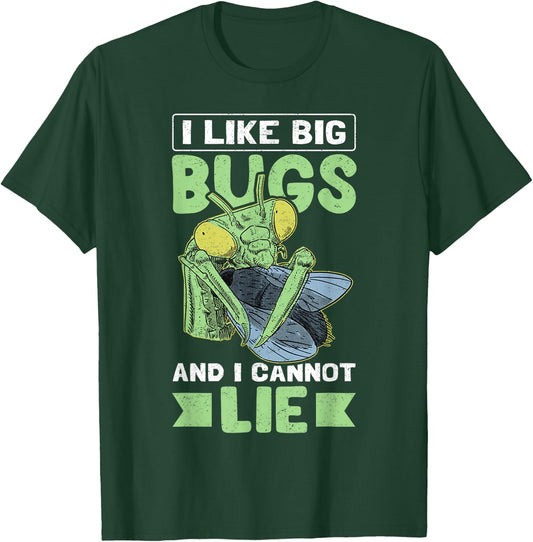 Praying Mantis Insect Lover Mantis Costume Bug T-Shirt - T-Shirt | Forest