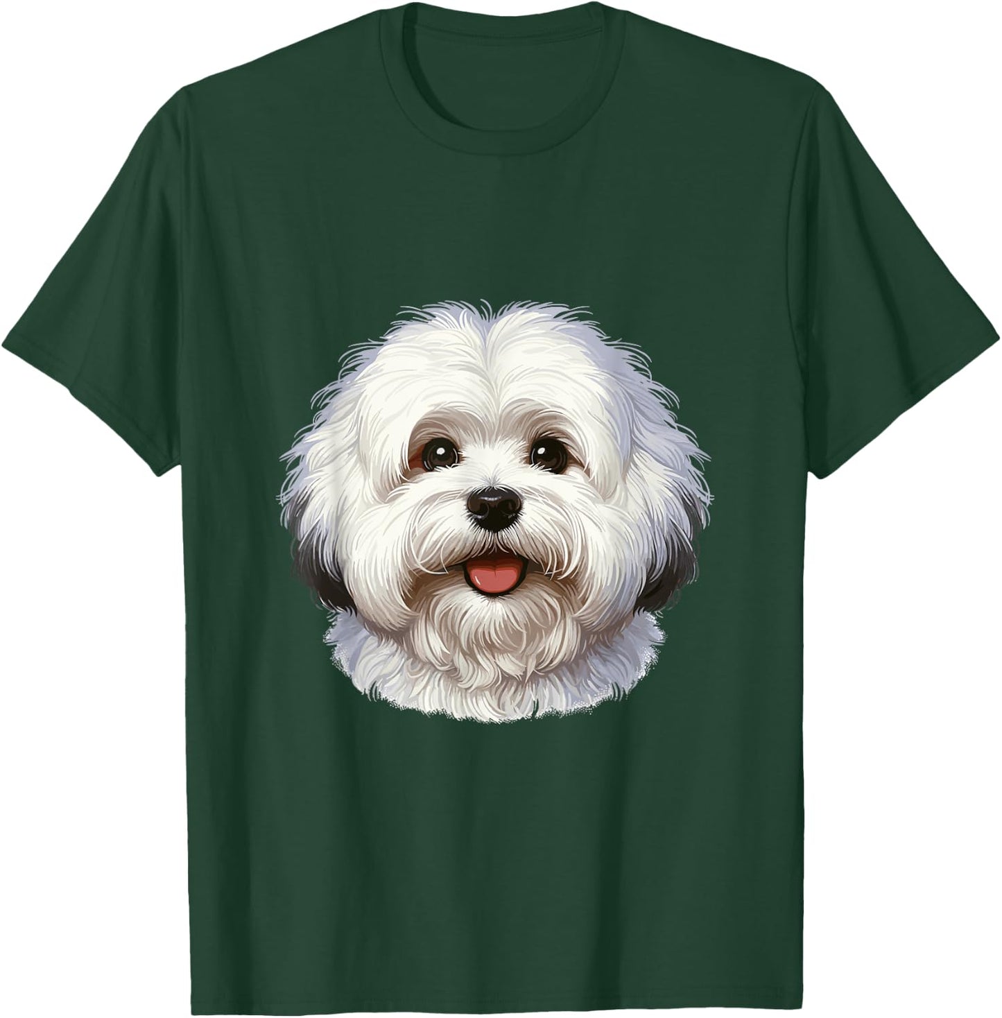 Dog Face - Coton de Tulear T-Shirt - T-Shirt | Forest
