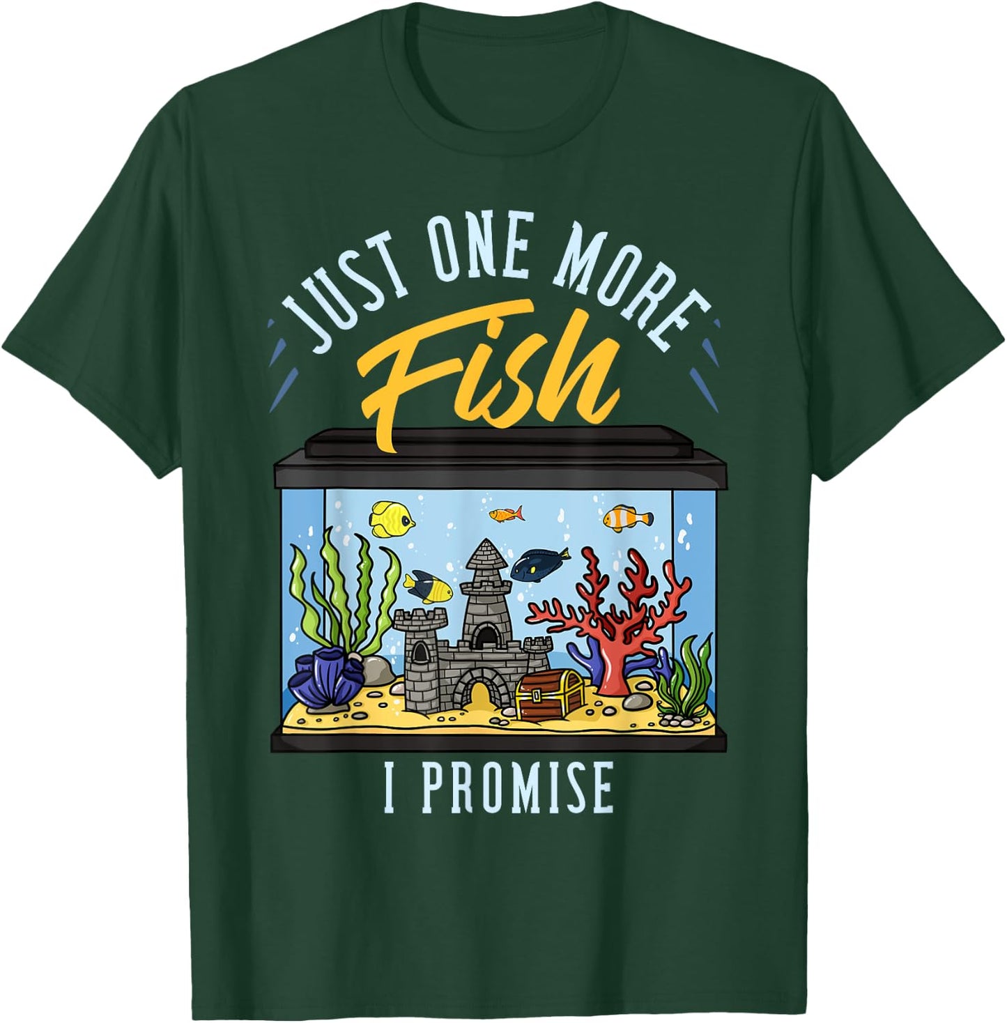 Fish Tank Aquarium Gift Saltwater Aquascaping T-Shirt - T-Shirt | Forest