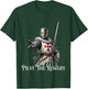 Catholic Knight Templar Latin Crusader Cross T-Shirt - T-Shirt | Forest