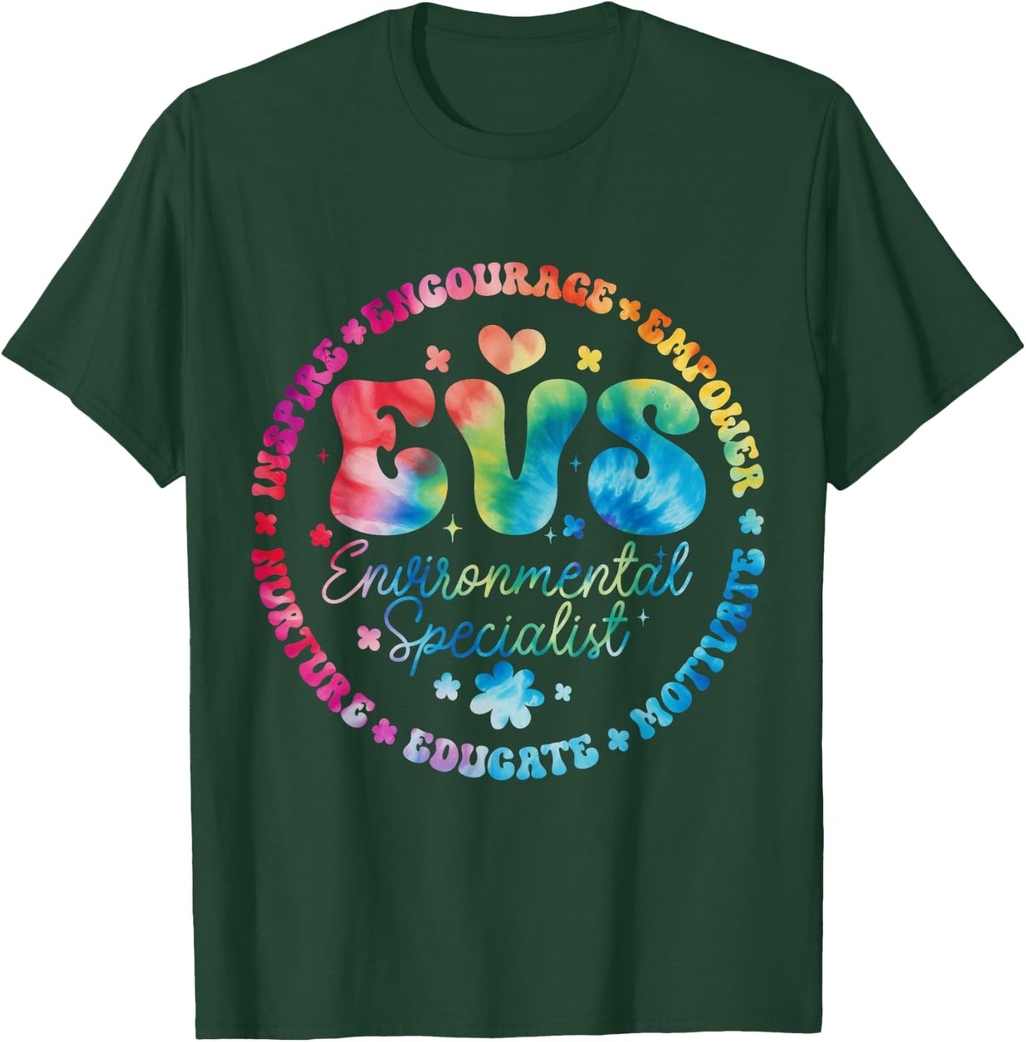 EVS Environmental Specialist Appreciation EVS Week T-Shirt - T-Shirt | Forest