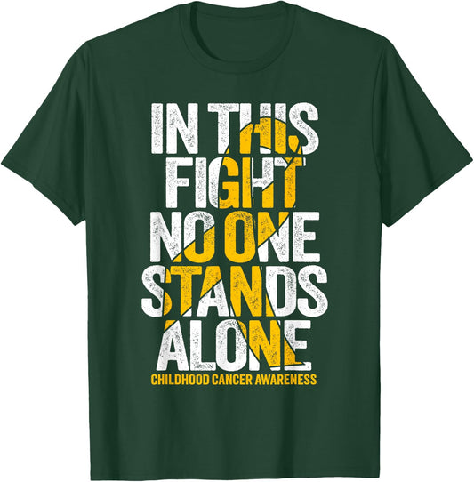 Childhood Cancer Support Squad Childhood Cancer Awareness T-Shirt - T-Shirt | Forest
