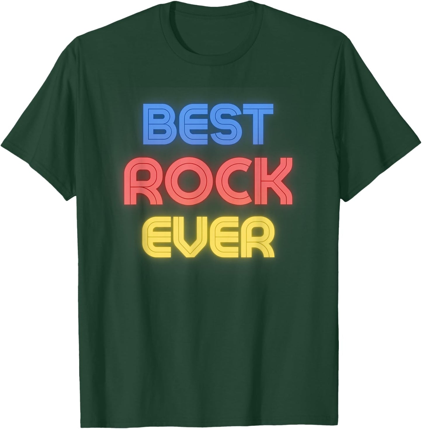 Best Rock Ever - Funny Rock Name Rock T-Shirt - T-Shirt | Forest