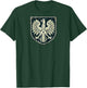 Vintage Polish Eagle, Retro Polish Falcon, Polish History Raglan Baseball T-Shirt - T-Shirt | Forest