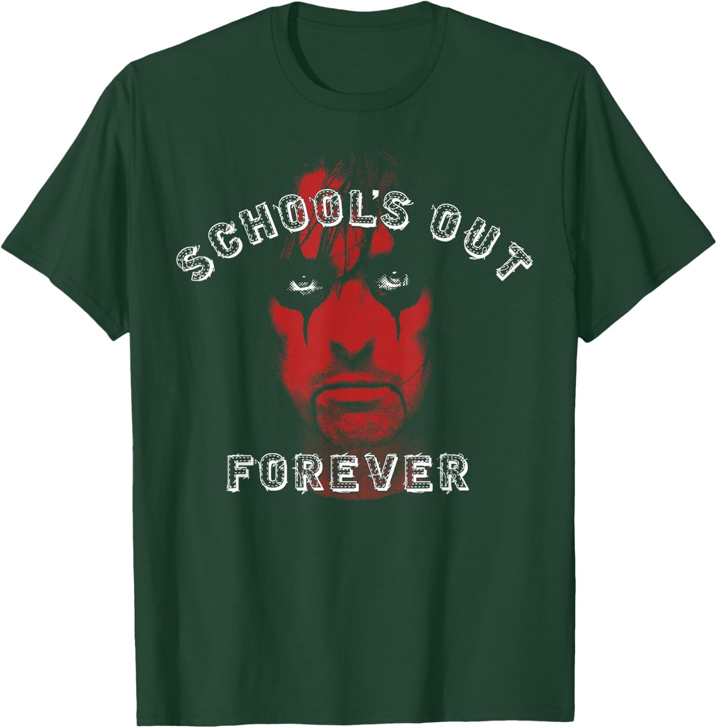 Alice Cooper Schools Out Red Face T-Shirt - T-Shirt | Forest
