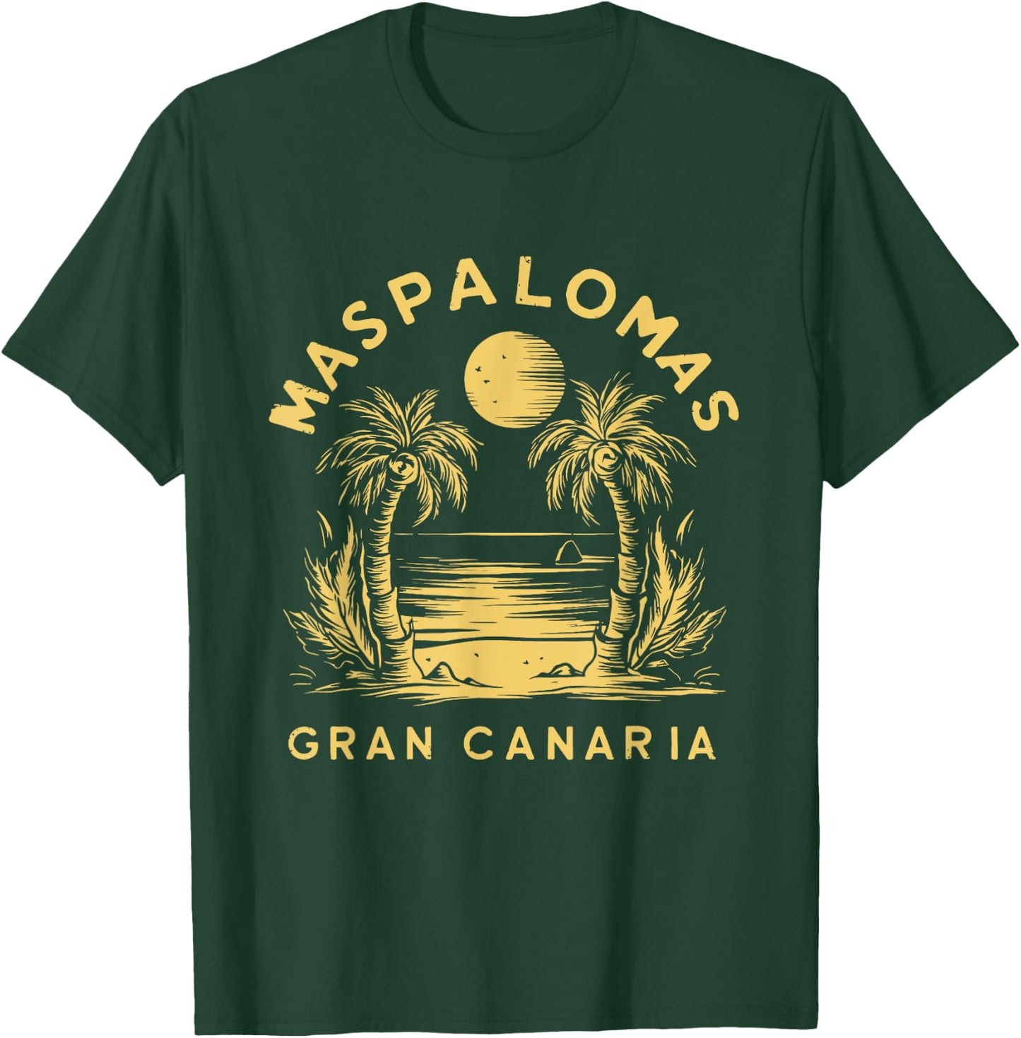 Maspalomas Gran Canaria T-Shirt - T-Shirt | Forest