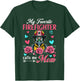 My Favorite Firefighter Calls Me Mom Mother's Day Flowers T-Shirt - T-Shirt | Forest