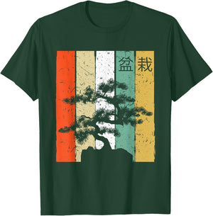 Vintage Bonsai Tree Shirt Retro Japanese Bonsai shirt Bonsai T-Shirt - T-Shirt | Forest