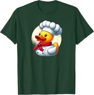Rubber Duck With Chef's Hat T-Shirt - T-Shirt | Forest