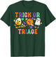 Trick or Triage Nurse Ghost Pumpkin Halloween Spooky Costume T-Shirt - T-Shirt | Forest