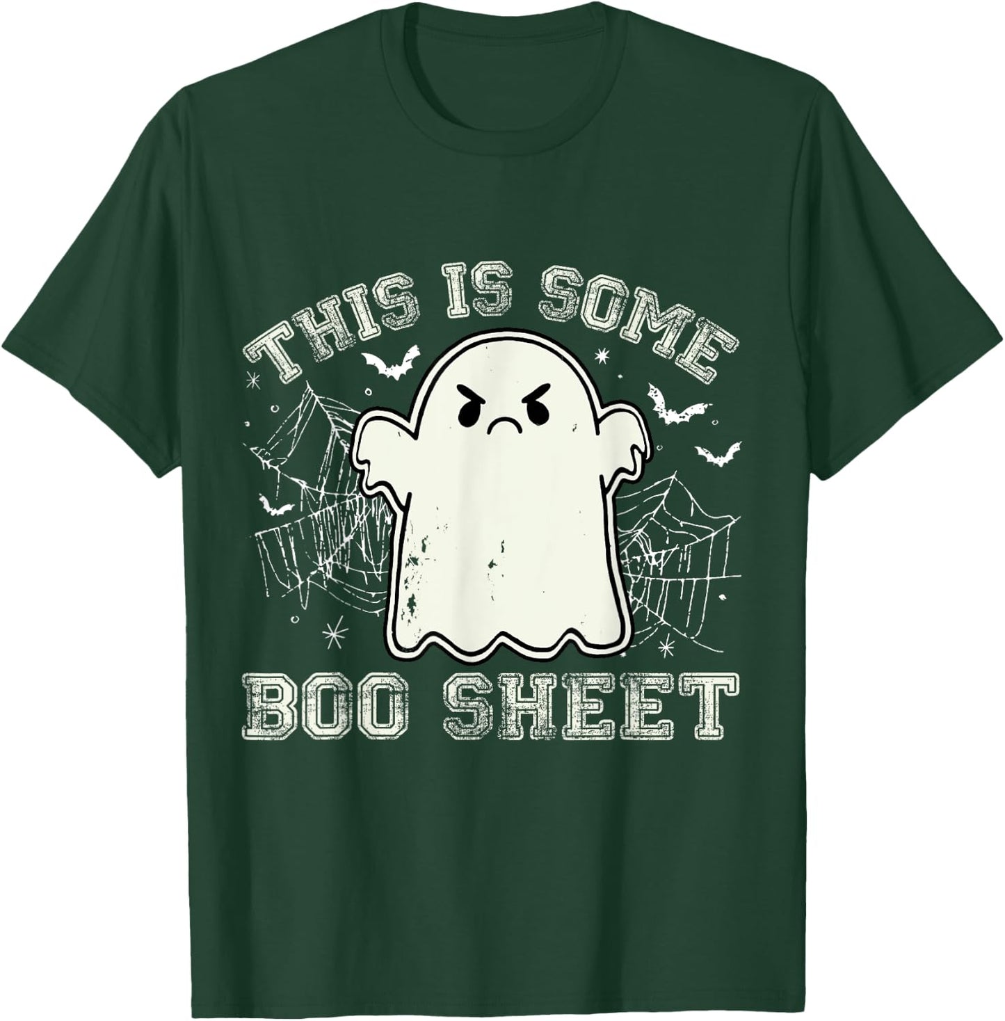 This Is Some Boo Sheet Ghost Retro Halloween Women T-Shirt - T-Shirt | Forest