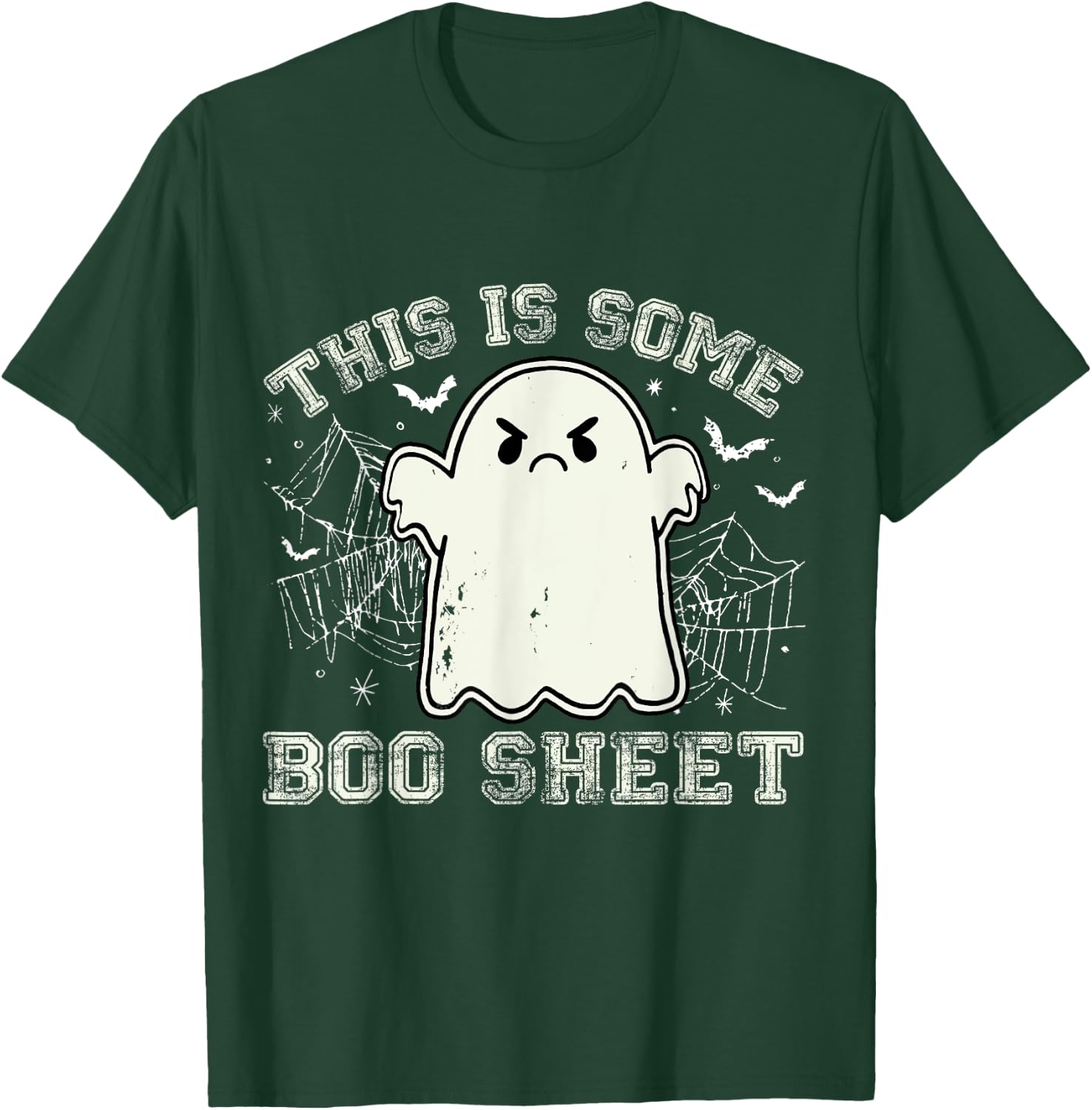 This Is Some Boo Sheet Ghost Retro Halloween Women T-Shirt - T-Shirt | Forest