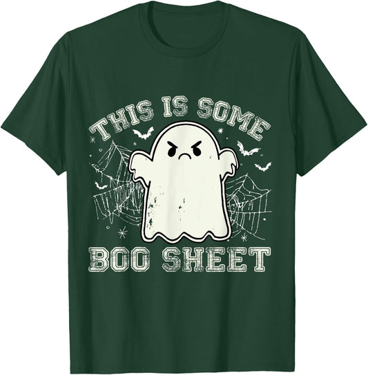 This Is Some Boo Sheet Ghost Retro Halloween Women T-Shirt - T-Shirt | Forest