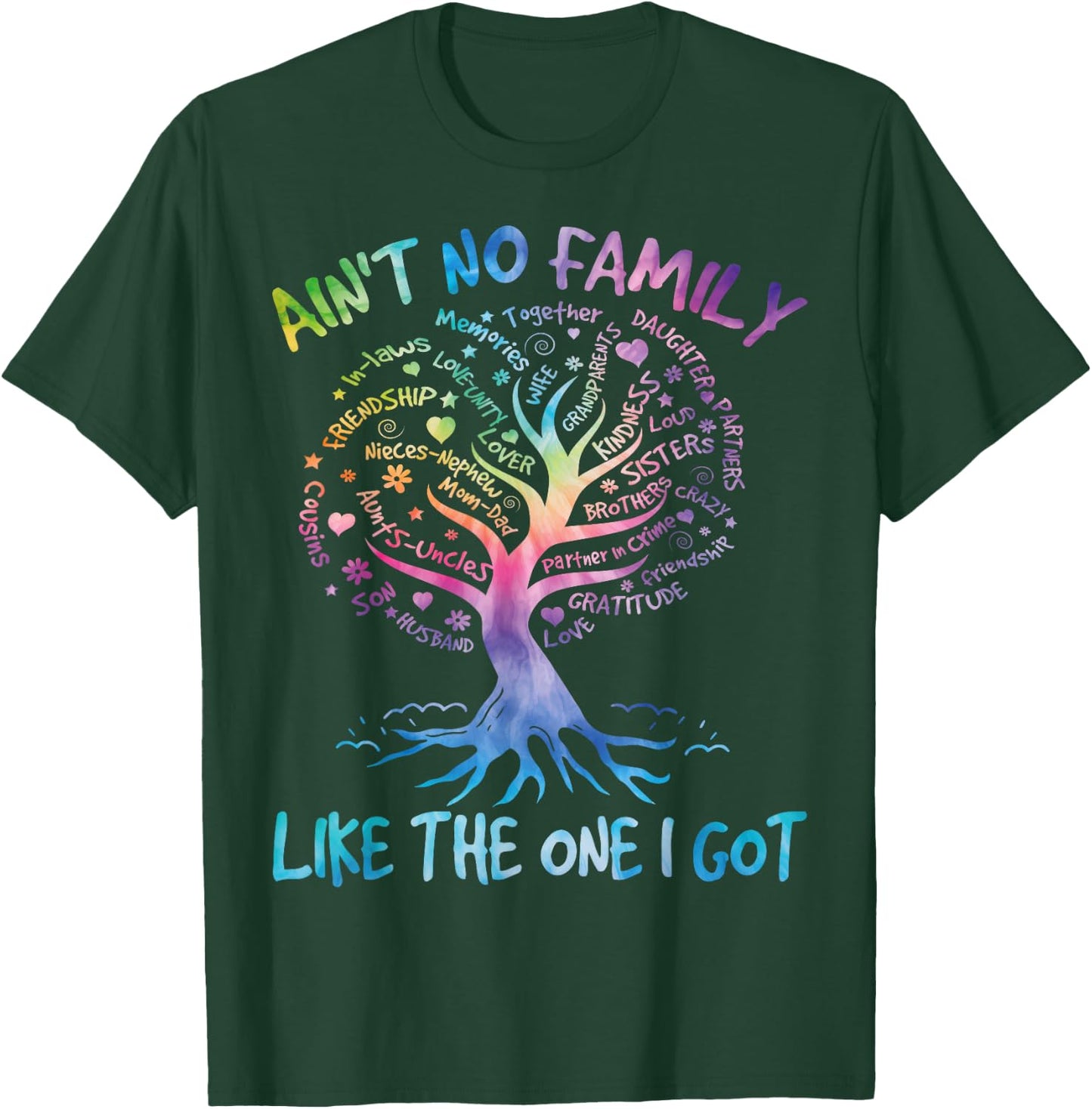 Family Reunion Party 2024 Shirt Family Matching Tie Dye T-Shirt - T-Shirt | Forest