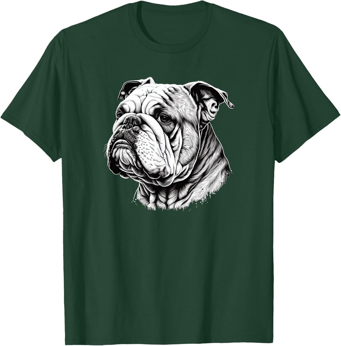 Funny Bulldog Dog T-Shirt - T-Shirt | Forest