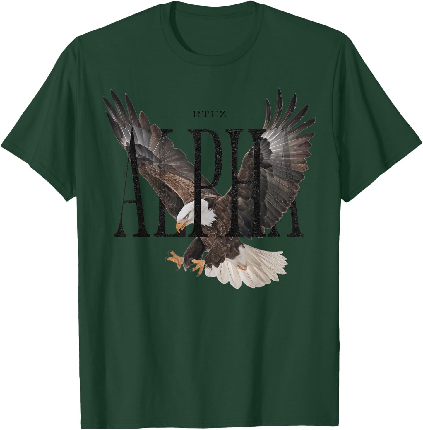 Hip Hop Vintage Retro Hipster Edgy Urban Streetwear Eagle T-Shirt - T-Shirt | Forest