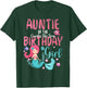 Auntie Of The Oneder The Sea Birthday Girl Mermaid Under Sea T-Shirt - T-Shirt | Forest