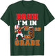 Bruh I'm In 3rd Grade Back to School Third Grade Football T-Shirt - T-Shirt | Forest