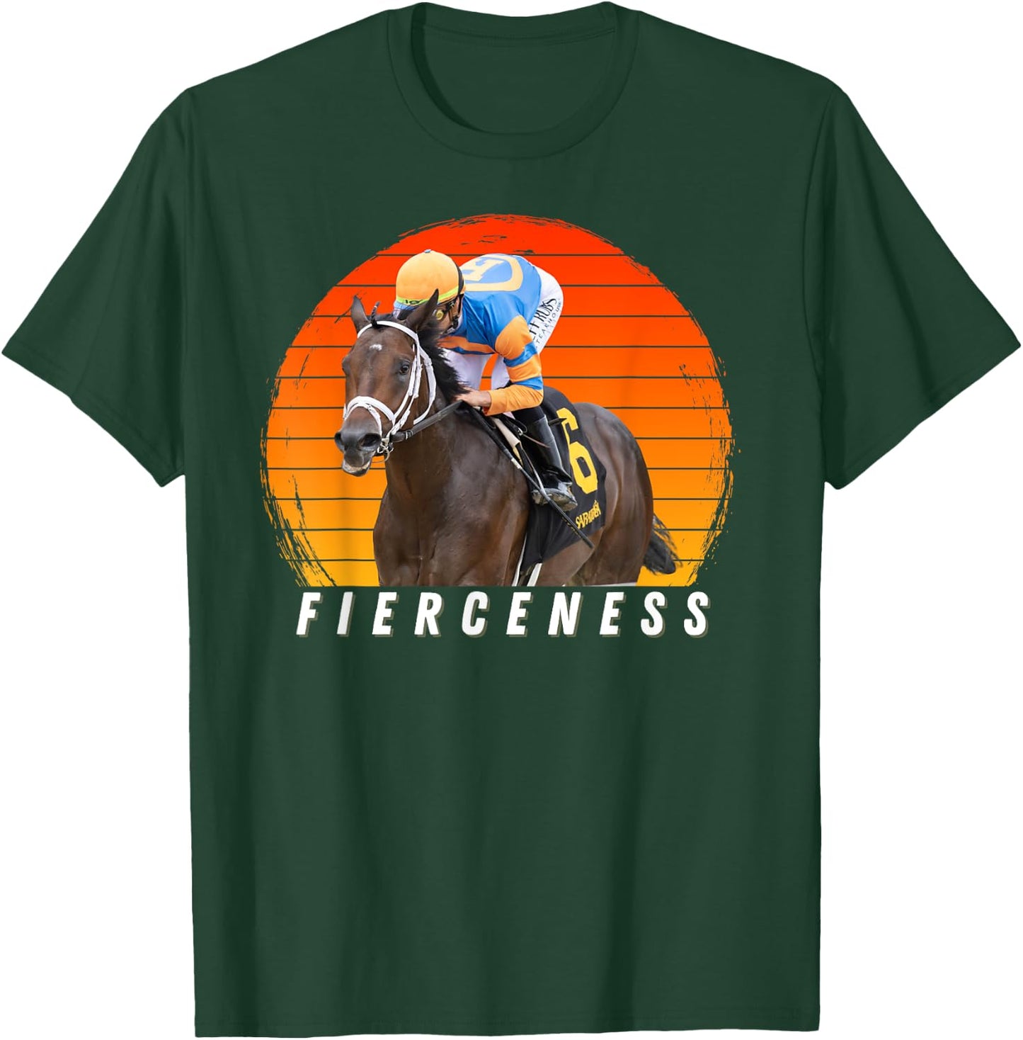 Fierceness Horse, Horse Racing, Del Mar, Santa Anita Shirt T-Shirt - T-Shirt | Forest