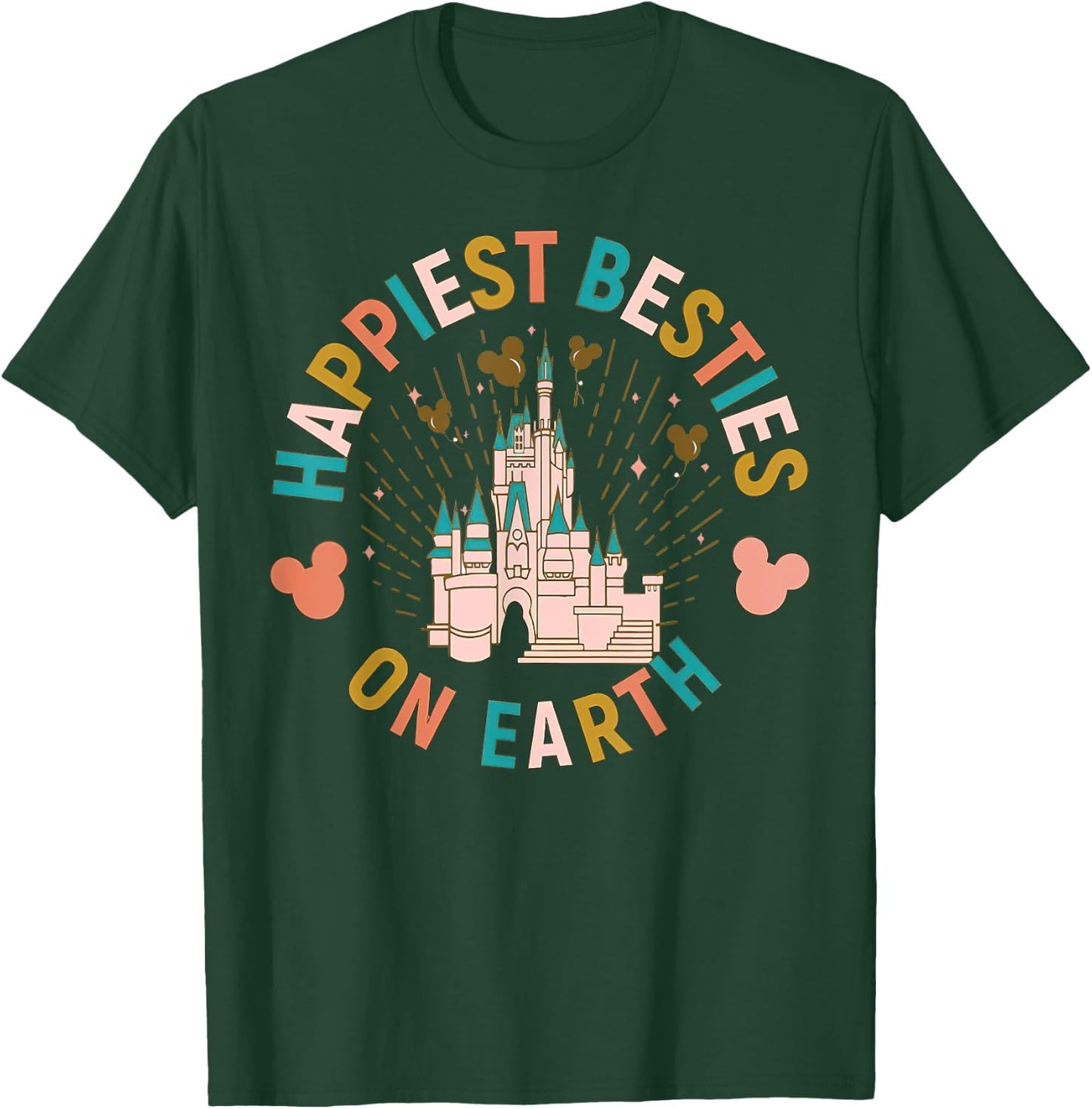 Happiest Besties On Earth T-Shirt - T-Shirt | Forest