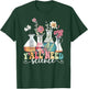 Y'all Need Science Funny Science Geek Chemistry Retro Floral T-Shirt - T-Shirt | Forest
