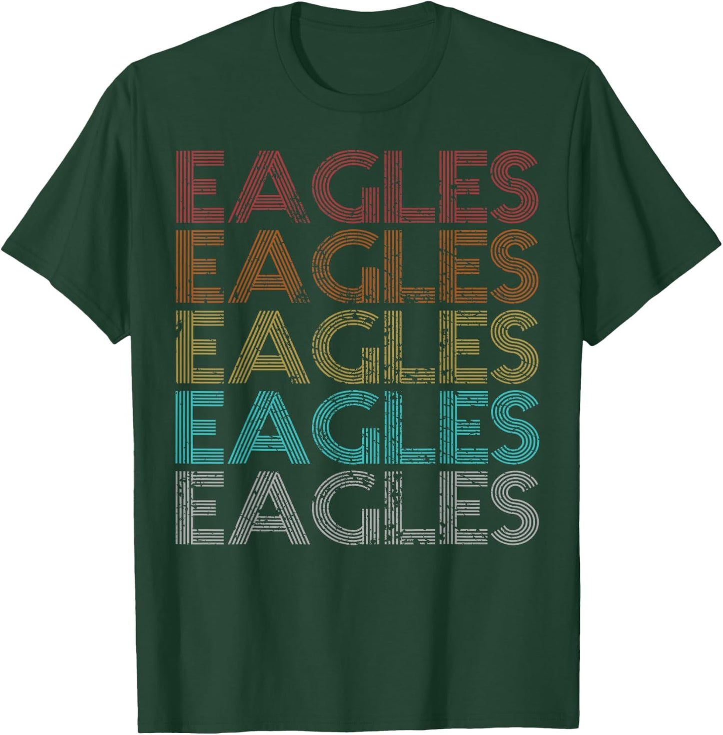 Retro Vintage Eagles T-Shirt - T-Shirt | Forest