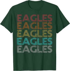 Retro Vintage Eagles T-Shirt - T-Shirt | Forest