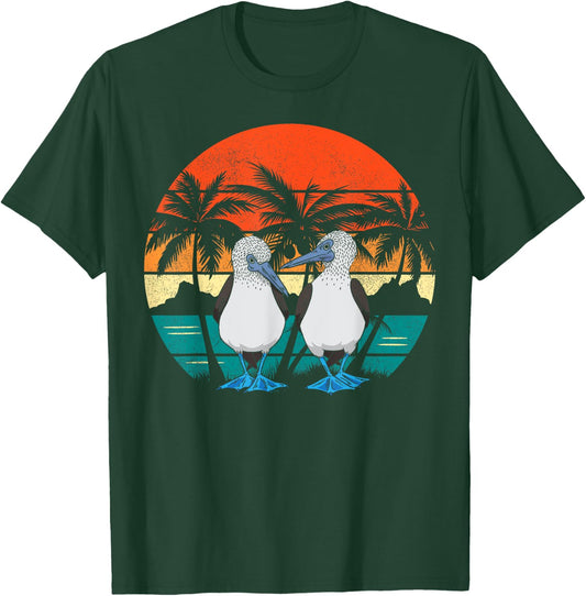 Seabirds Blue-footed Booby Galapagos Bird T-Shirt - T-Shirt | Forest