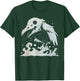 Avian Pastel Goth Bird Lover Halloween Spooky Corvid Crow T-Shirt - T-Shirt | Forest