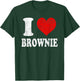 I Love Brownie Vintage T-Shirt - T-Shirt | Forest