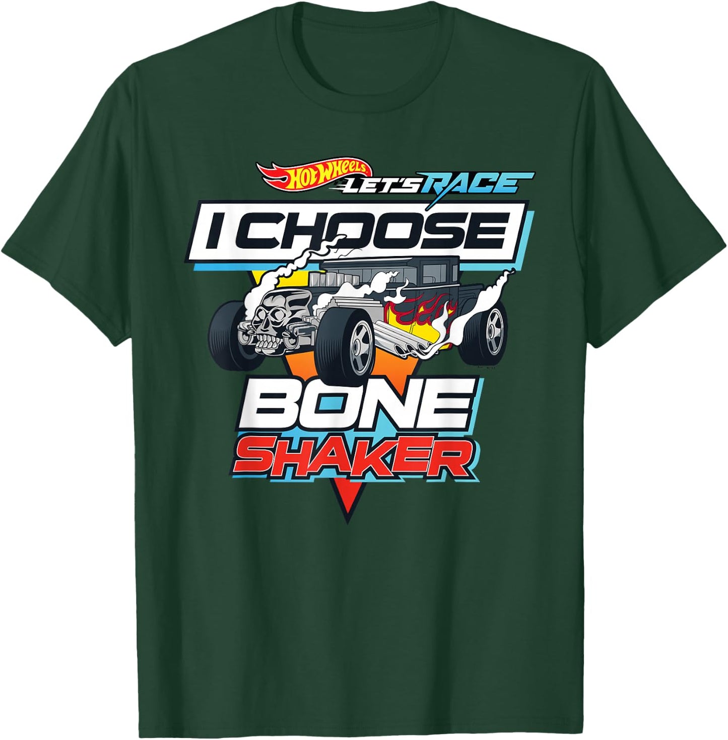 Hot Wheels Let's Race - I Choose Bone Shaker T-Shirt - T-Shirt | Forest